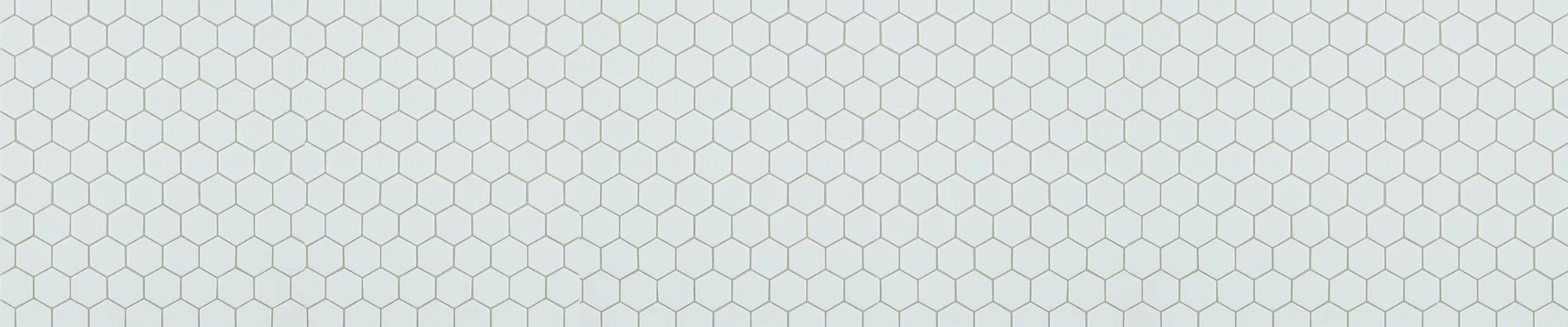 gresite hexagonal para piscina blanco