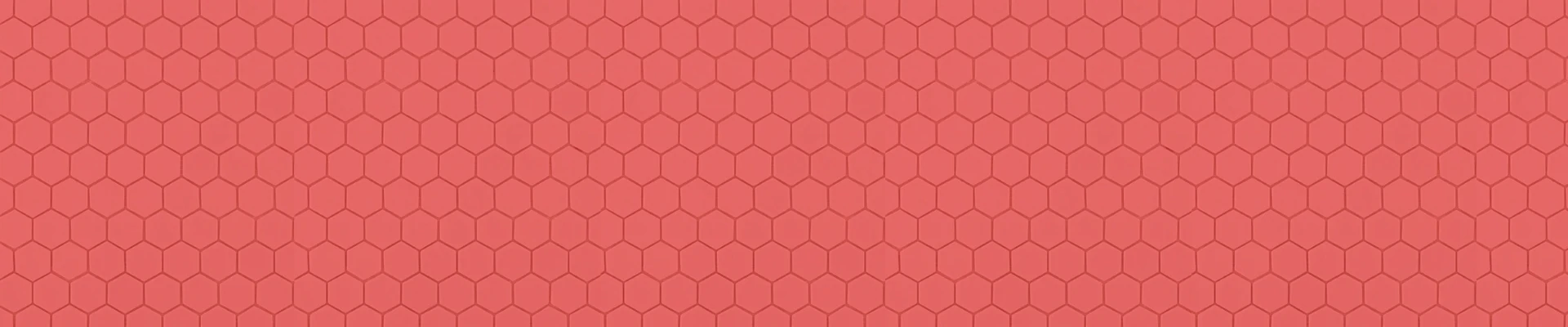gresite hexagonal para piscina rojo