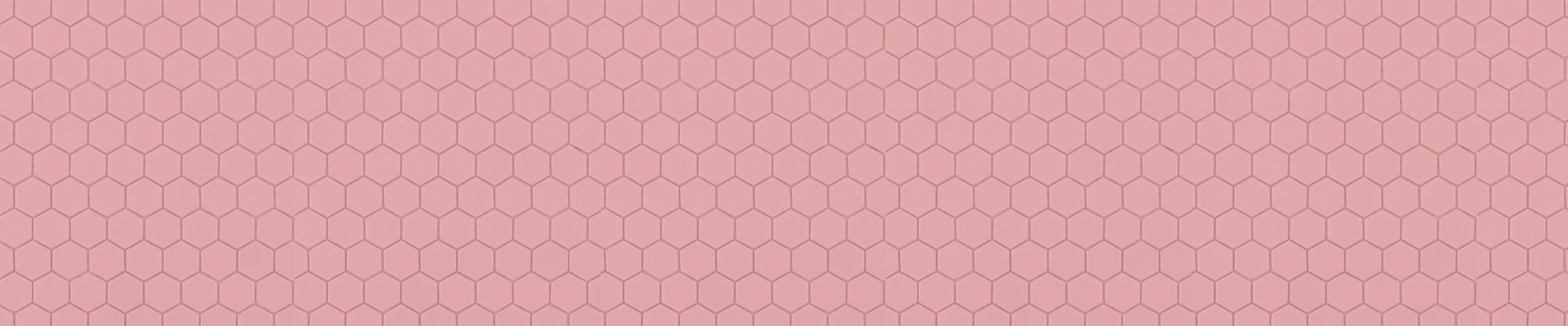 gresite hexagonal para piscina rosa
